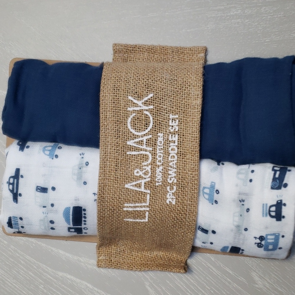 Lila & Jack Muslin swaddle set,blanket brand new